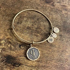 Alex and Ani “J” Bracelet